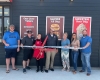 L-R in Photo is  Doug Ritter,   Treavor Brandenburgh , Owner   Ralph, Scooters Franschise , Kendal Poteau Store Manager  Jamie Harris and John Sullivan Central National Bank   