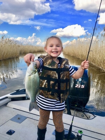 At just 5 years old, Texi is a fishing pro