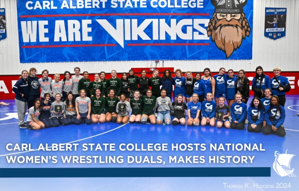 CARL ALBERT STATE COLLEGE HOSTS NATIONAL WOMEN’S WRESTLING DUALS, MAKES HISTORY