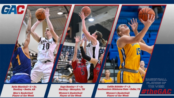#theGAC WOMEN’S AND MEN’S BASKETBALL PLAYERS OF THE WEEK (WEEK TWO)