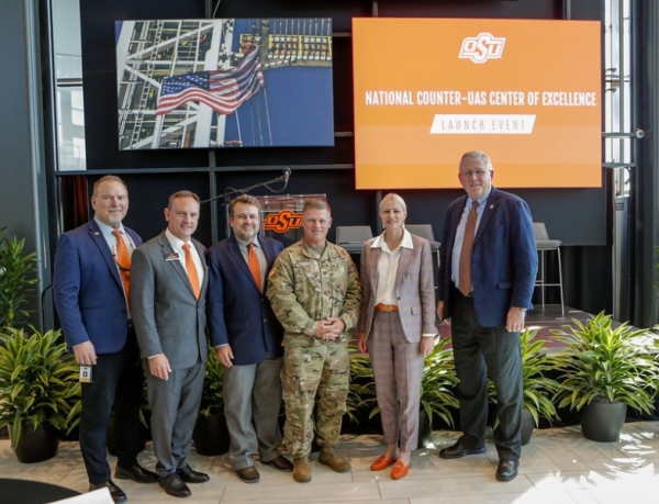 OSU launches national Counter-UAS Center of Excellence, announces $15M contract to support Department of Homeland Security