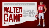 Creed Humphrey Named Preseason Walter Camp All-American