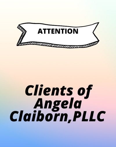 Announcement from Angela Claiborn&#039;s Family Updating Service