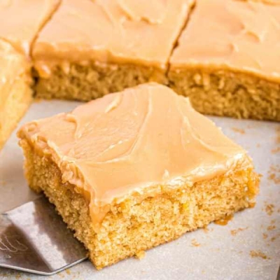 Peanut Butter Sheet Cake with Peanut Butter/Frosting