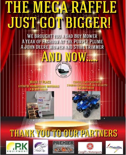 mega raffle got bigger