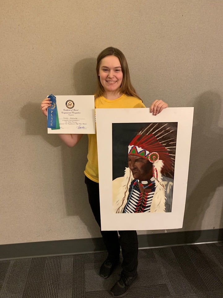 sara brewer 1st painting