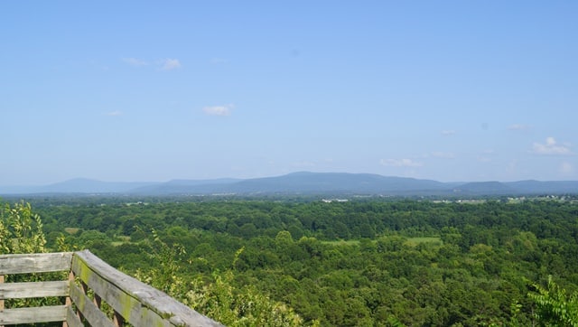 view from balcony