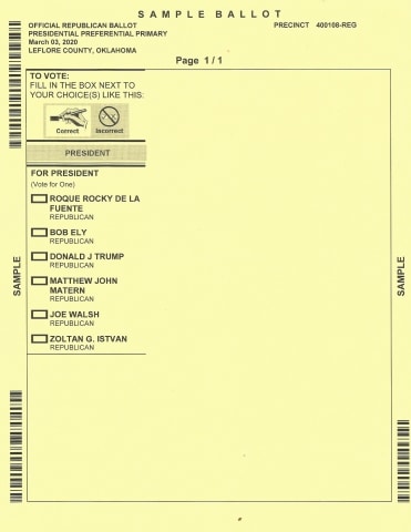 2020 rep pres