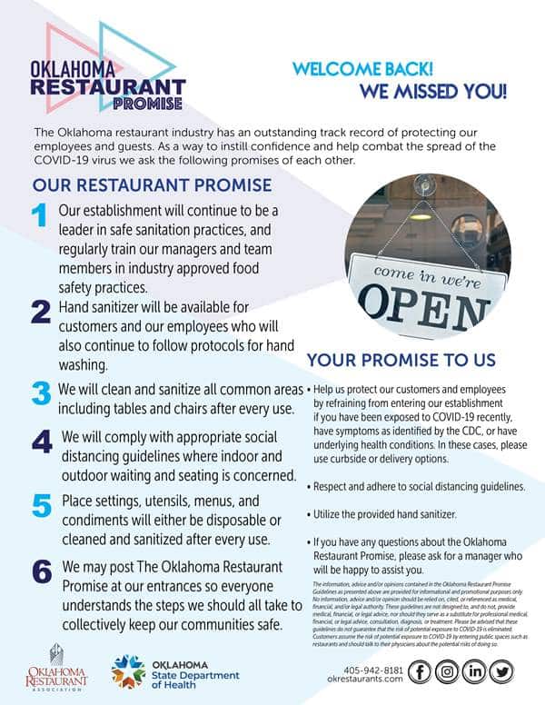 ok restaurant promise