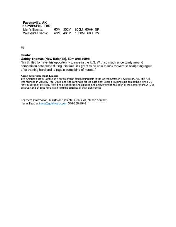 American Track League Final Start Lists Jan 24 Page 6