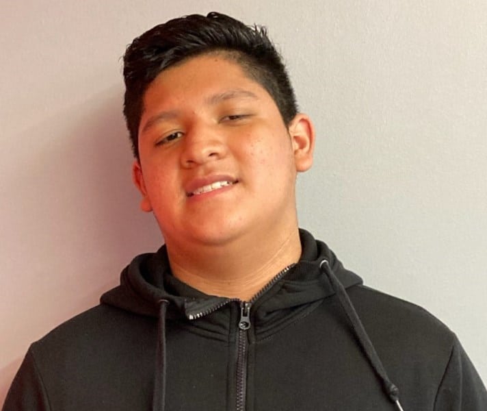 Yahir Ruiz 7th grade boy