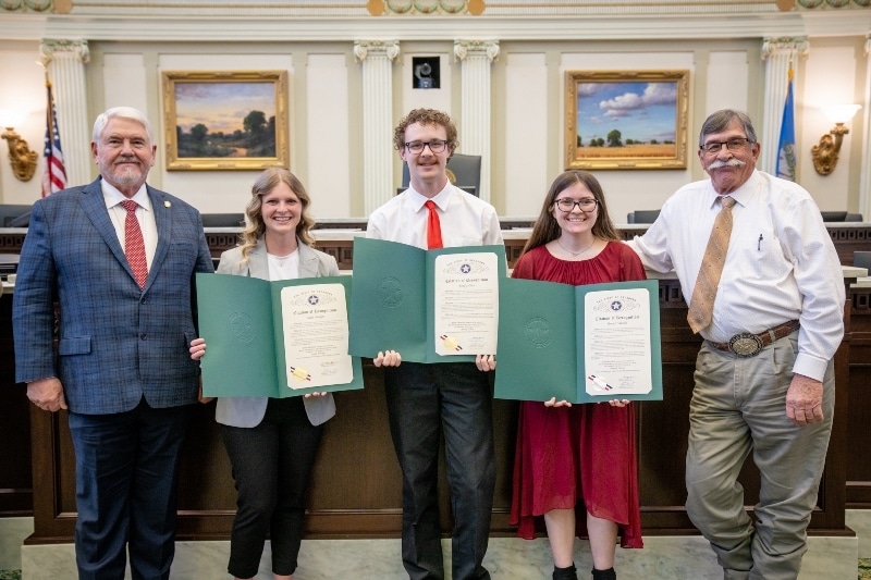 Carl Albert College Reps Visit Capitol - OKW News