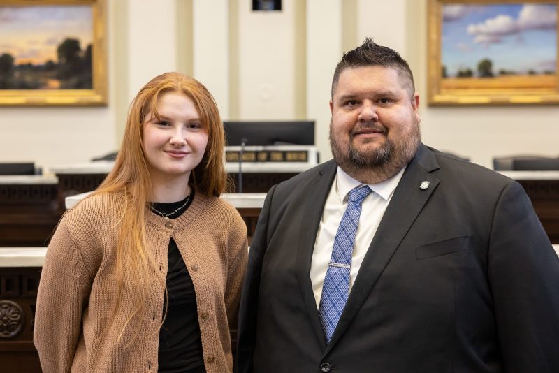 Olivia Shackelford and Rep. Turner